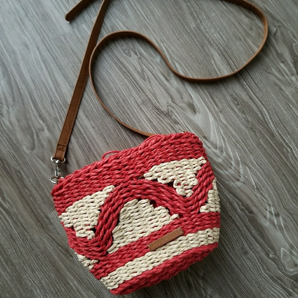 NWT Artisan NY straw crossbody